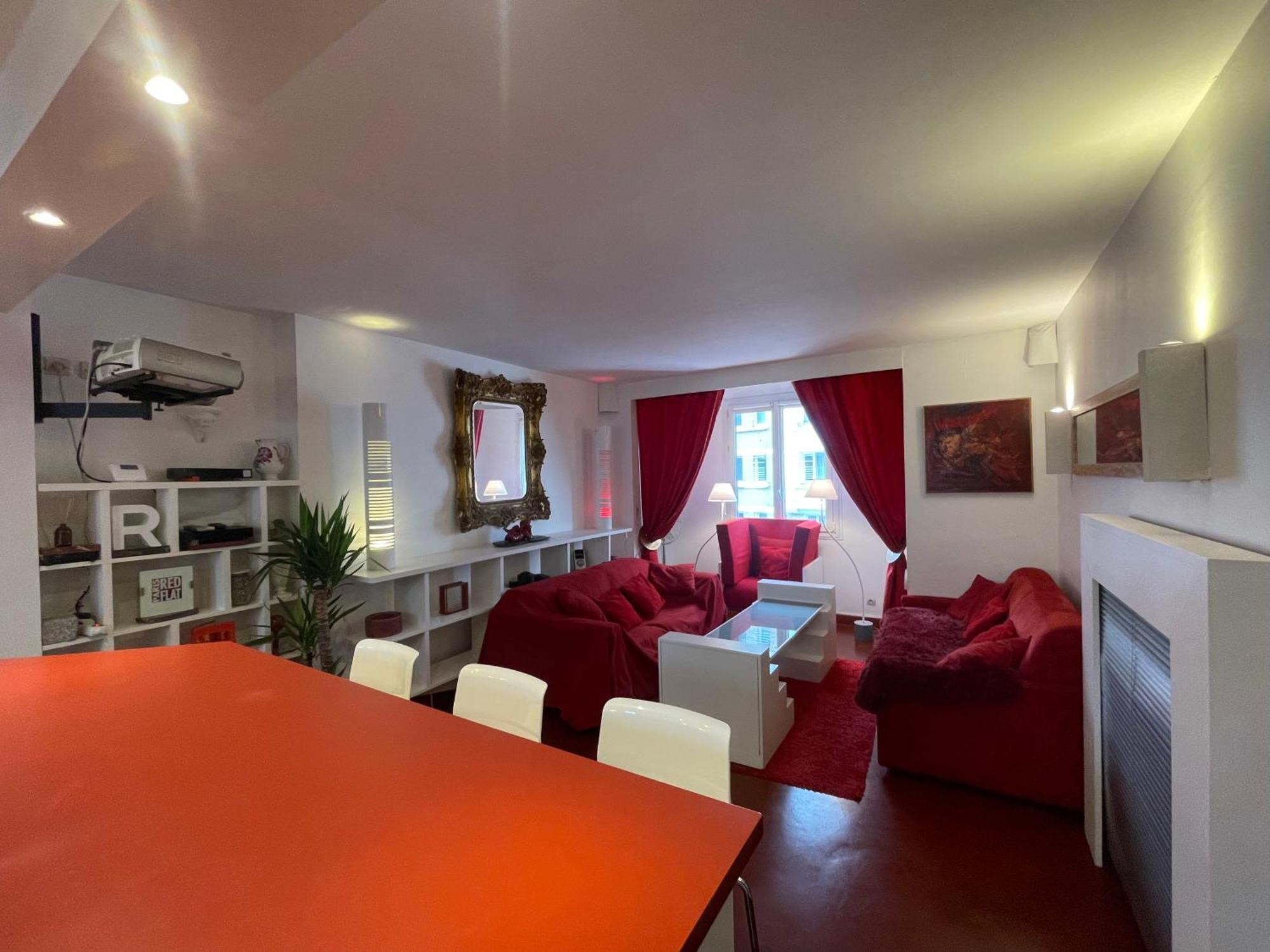 Appartamento Red Flat Parigi Esterno foto