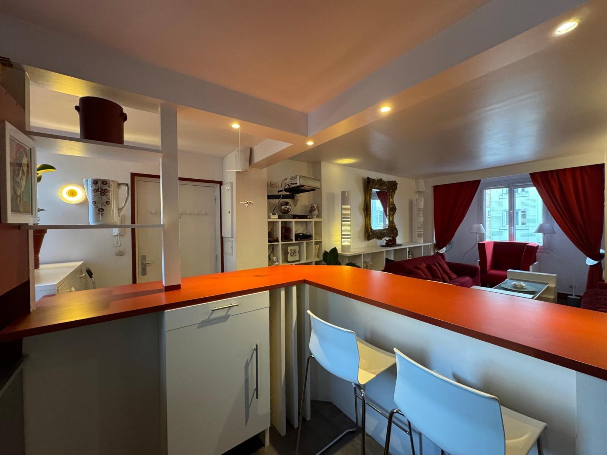 Appartamento Red Flat Parigi Esterno foto