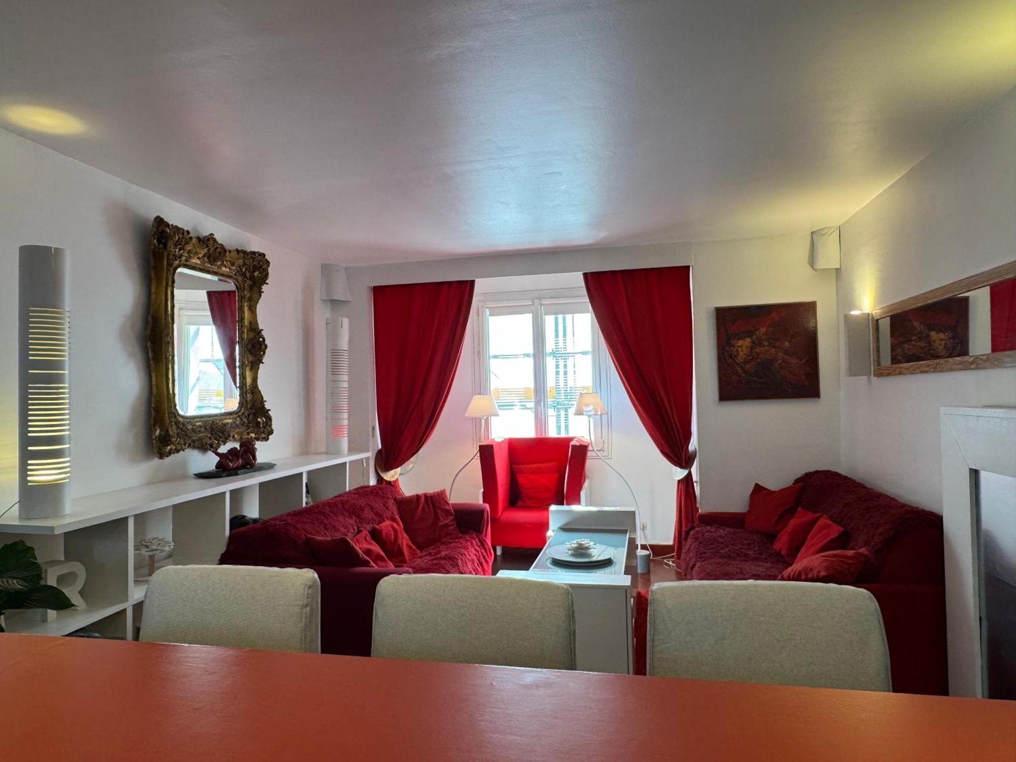 Appartamento Red Flat Parigi Esterno foto