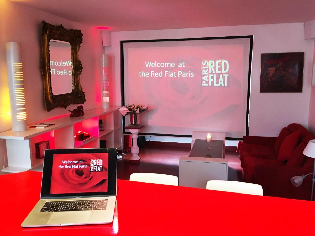 Appartamento Red Flat Parigi Esterno foto
